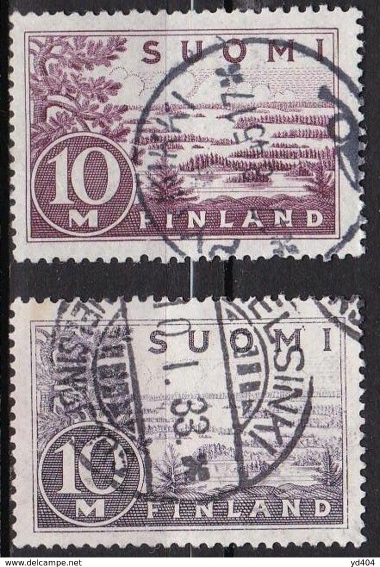 FI040 – FINLANDE – FINLAND – 1930 – LARGE CURRENT TYPE – SC 177/9 - 205 USED - Gebruikt