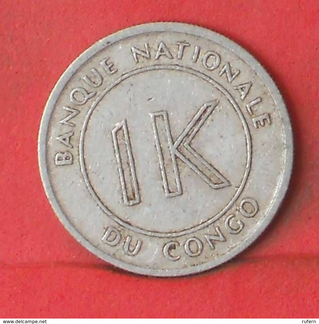 CONGO 1 LIKUTA 1967 -    KM# 8 - (Nº37666) - Congo (República Democrática 1964-70)