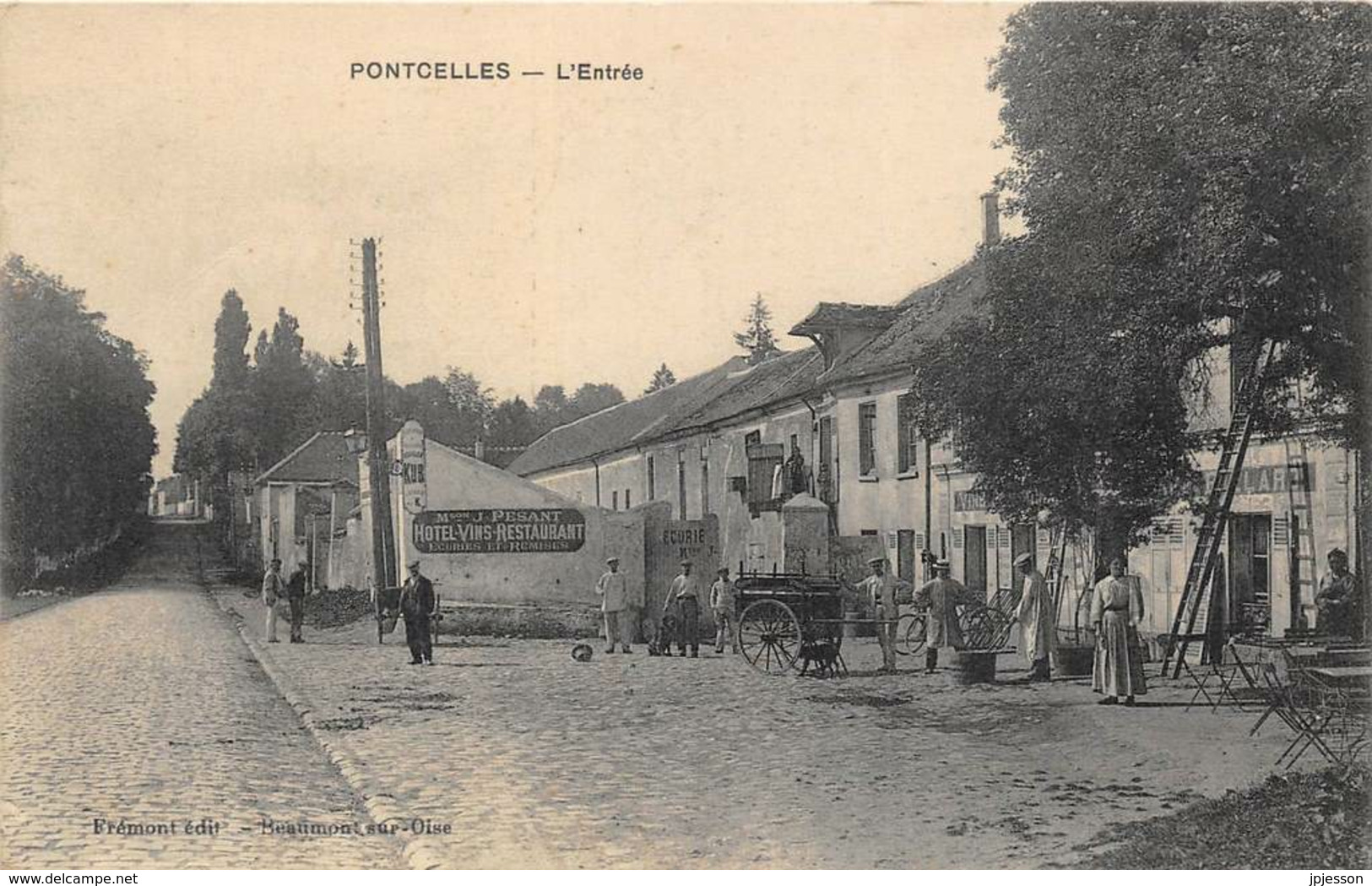 VAL D'OISE  95  PONTCELLES - L'ENTREE - Pontcelles