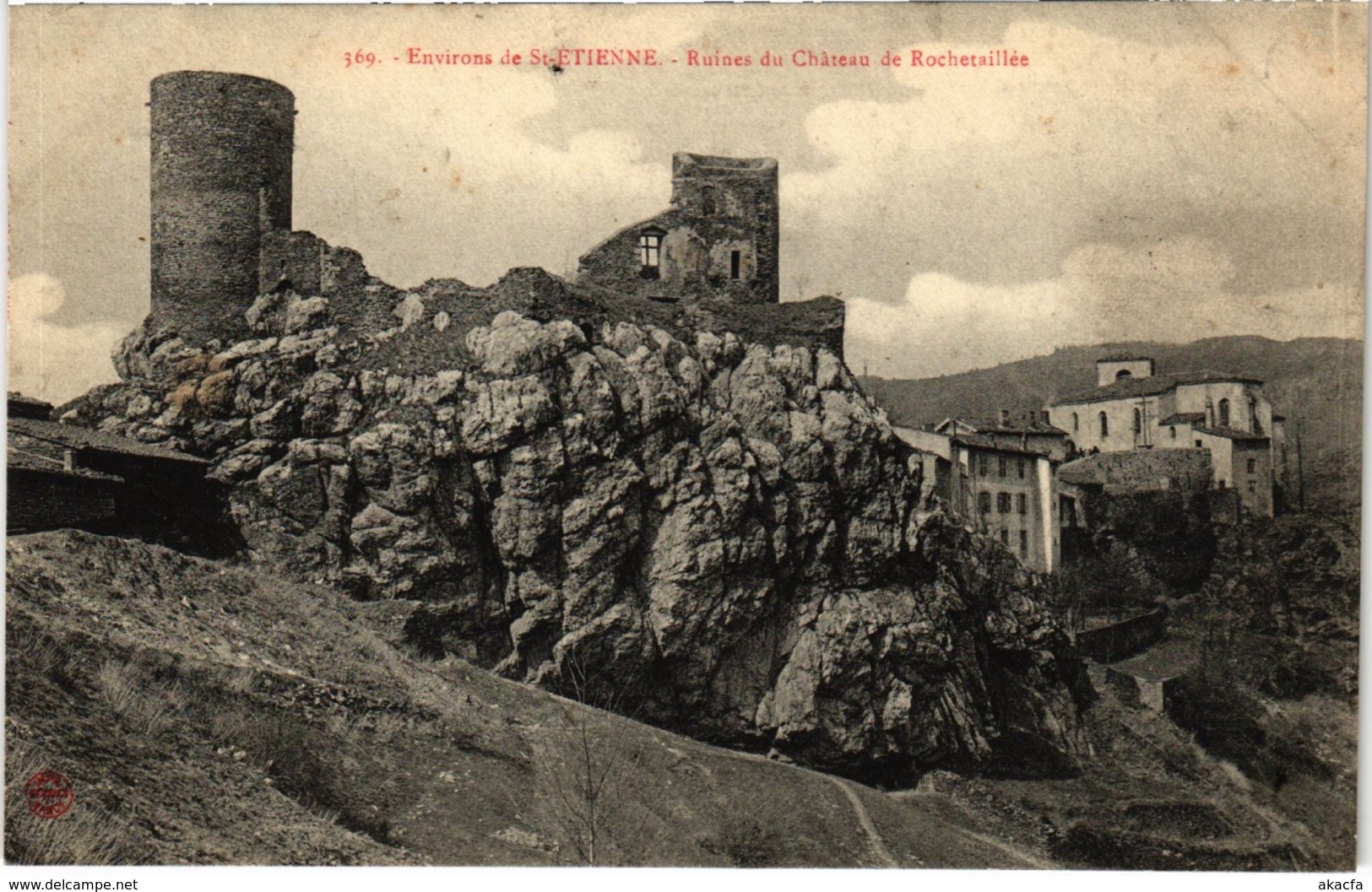 CPA Environs De St-ÉTIENNE - Ruines Du Chateau De Rochetaillée (111232) - Rochetaillee