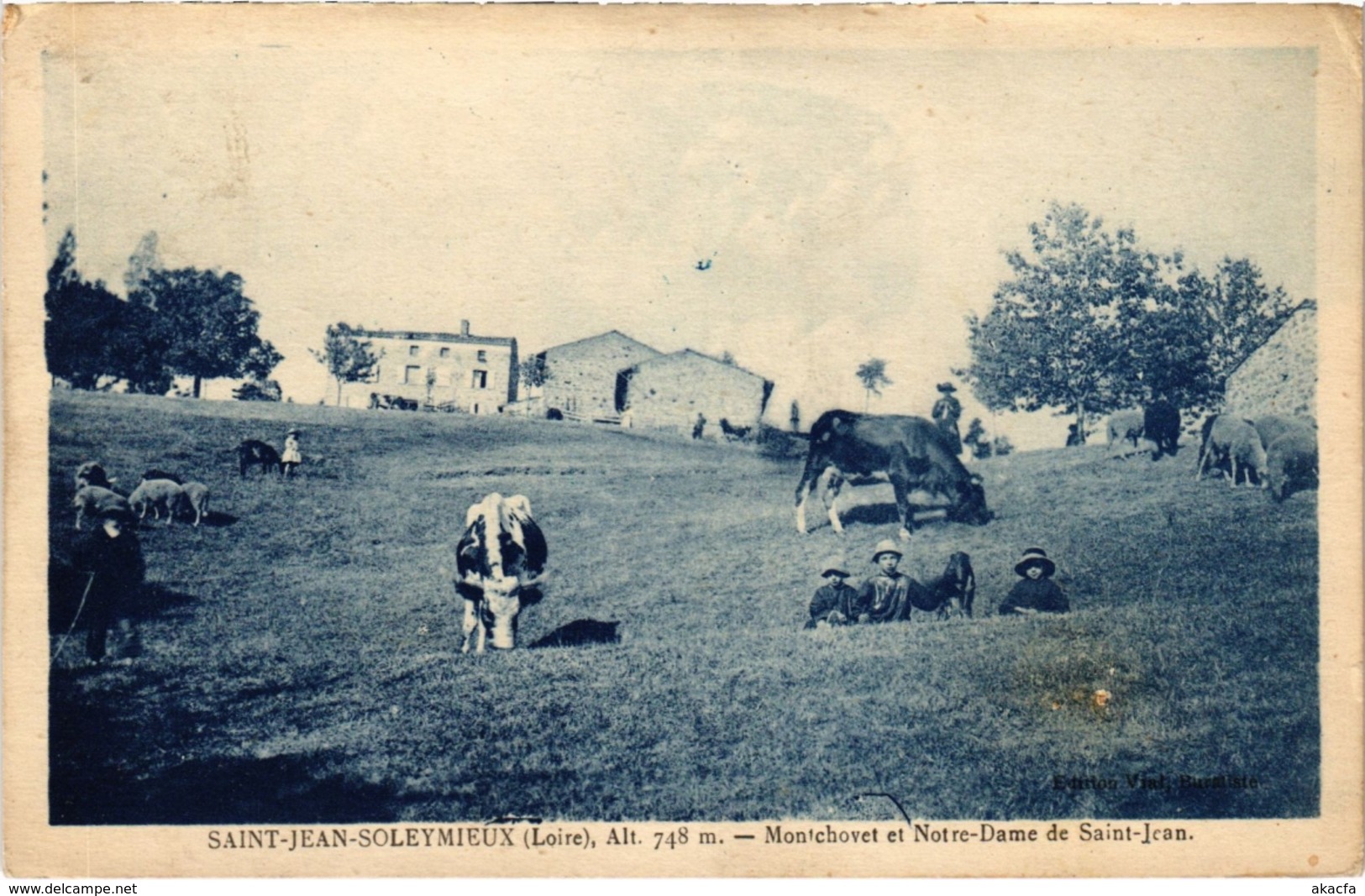 CPA Saint-Jean-Soleymieux - Montchovet Et Notre-Dame De Saint-Jean (111311) - Saint Jean Soleymieux