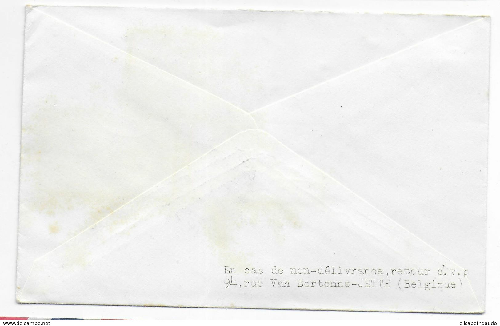 1957 - ENVELOPPE 1° LIAISON AERIENNE Par SABENA De BRUXELLES => BBUCAREST (ROUMANIE) - Other & Unclassified