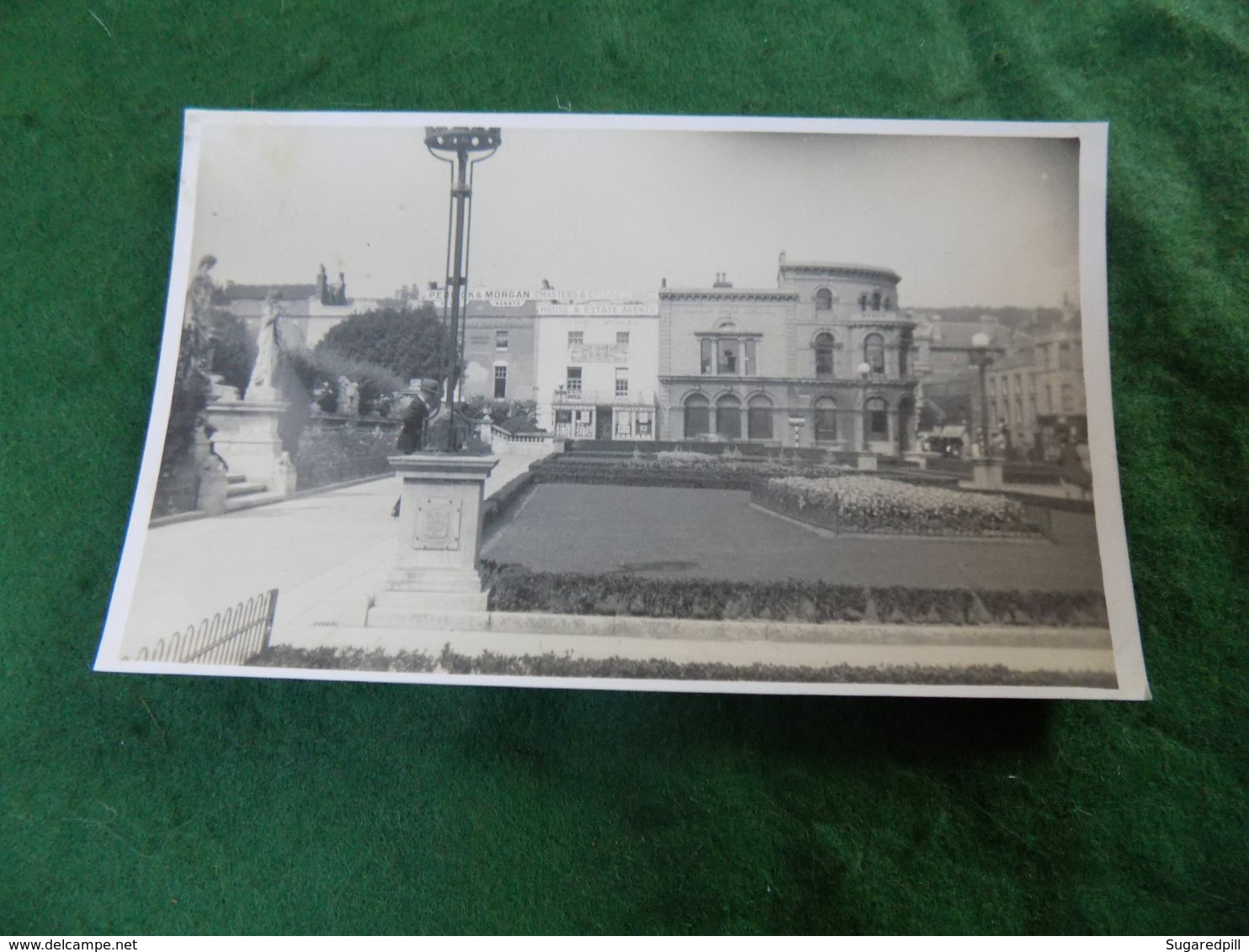 VINTAGE UK SOMERSET: WESTON Super MARE Italian Gardens B&w Private - Weston-Super-Mare