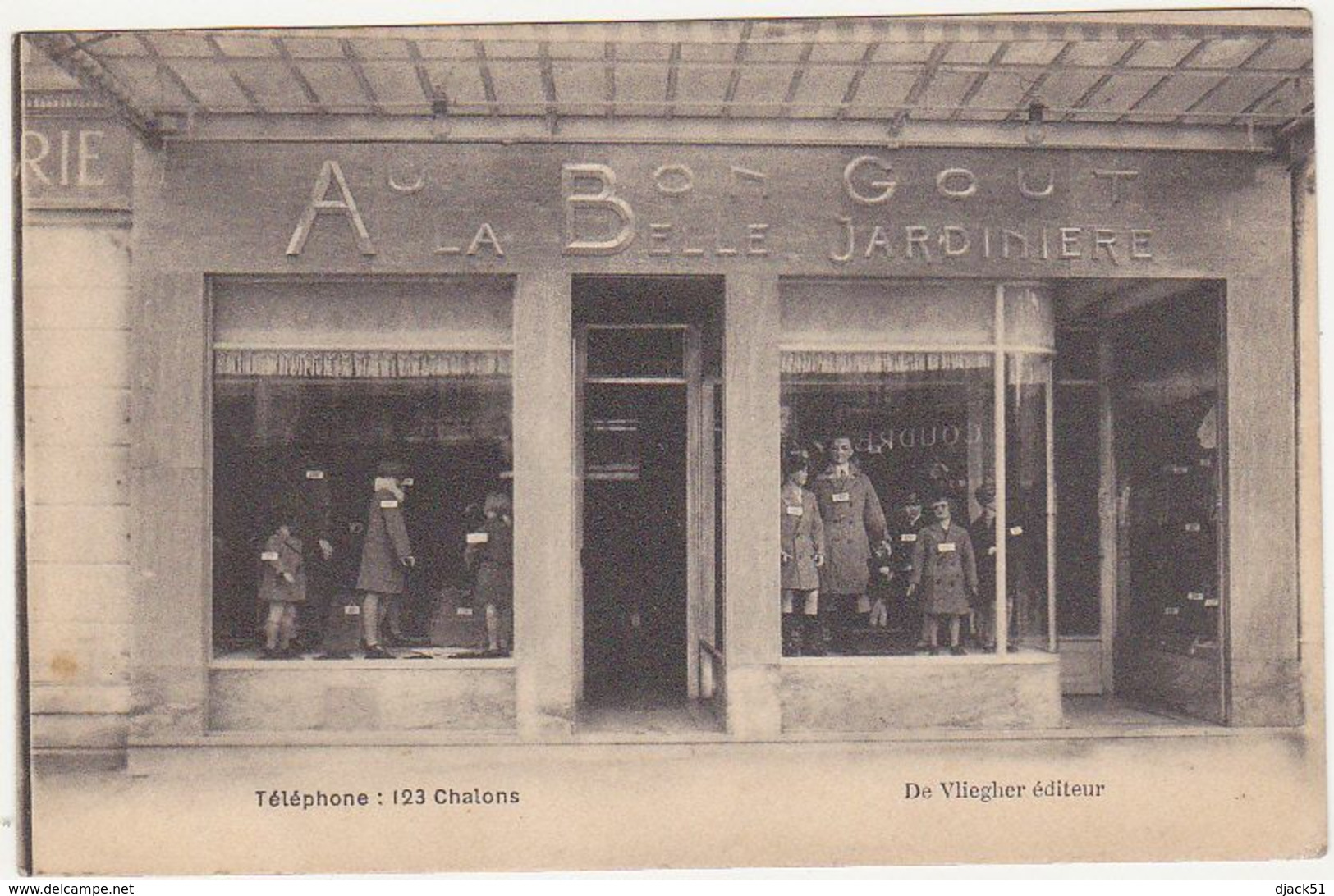 51 - Magasin -  AU BON GOUT / A LA BELLE JARDINIERE (Place De La République) CHALONS-sur-MARNE / Années 30 - Châlons-sur-Marne