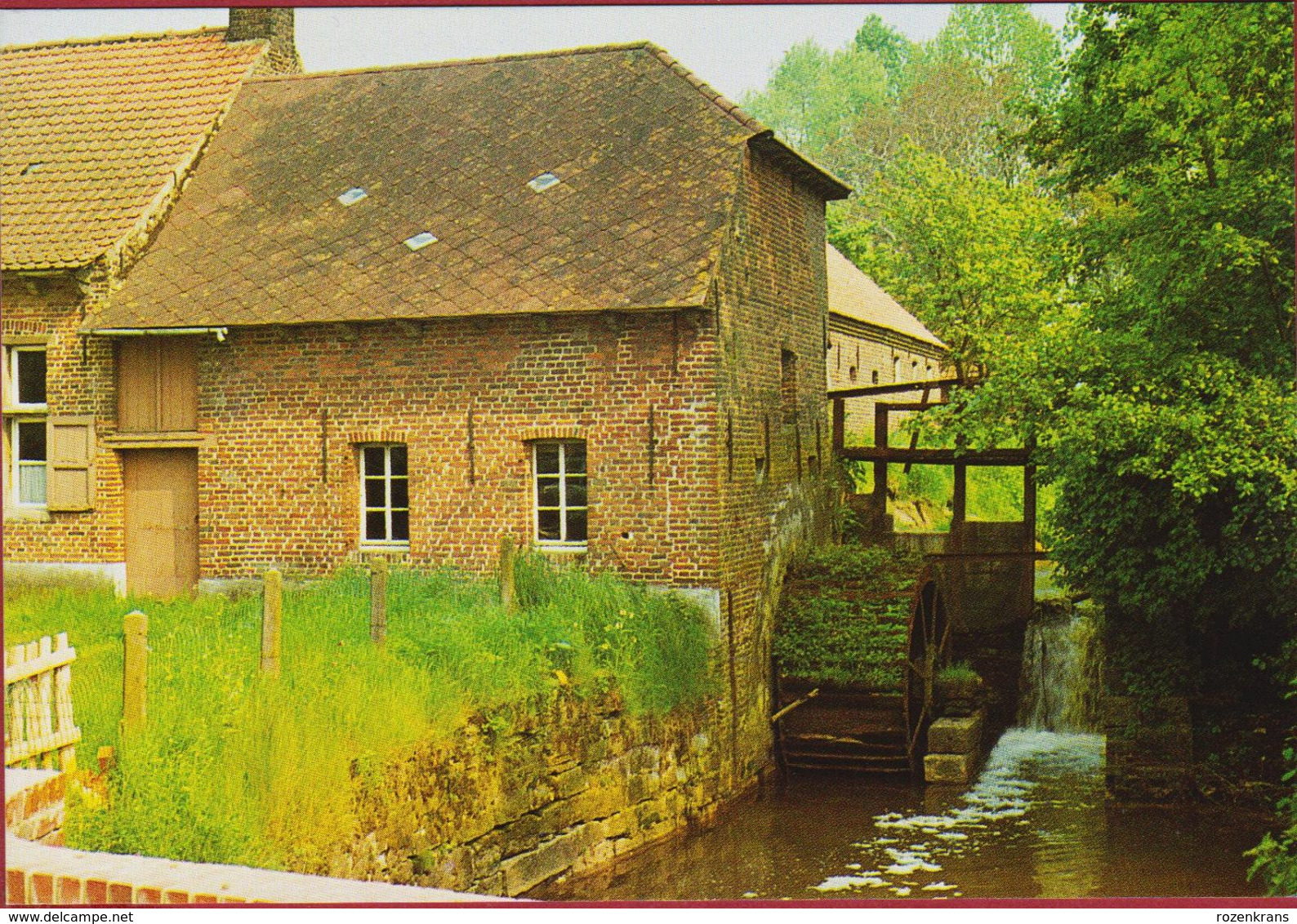 MAARKE-KERKEM Maarkedal - Molen Moulin Watermolen Ter Borchtmolen 1984 Grote Kaart - Maarkedal