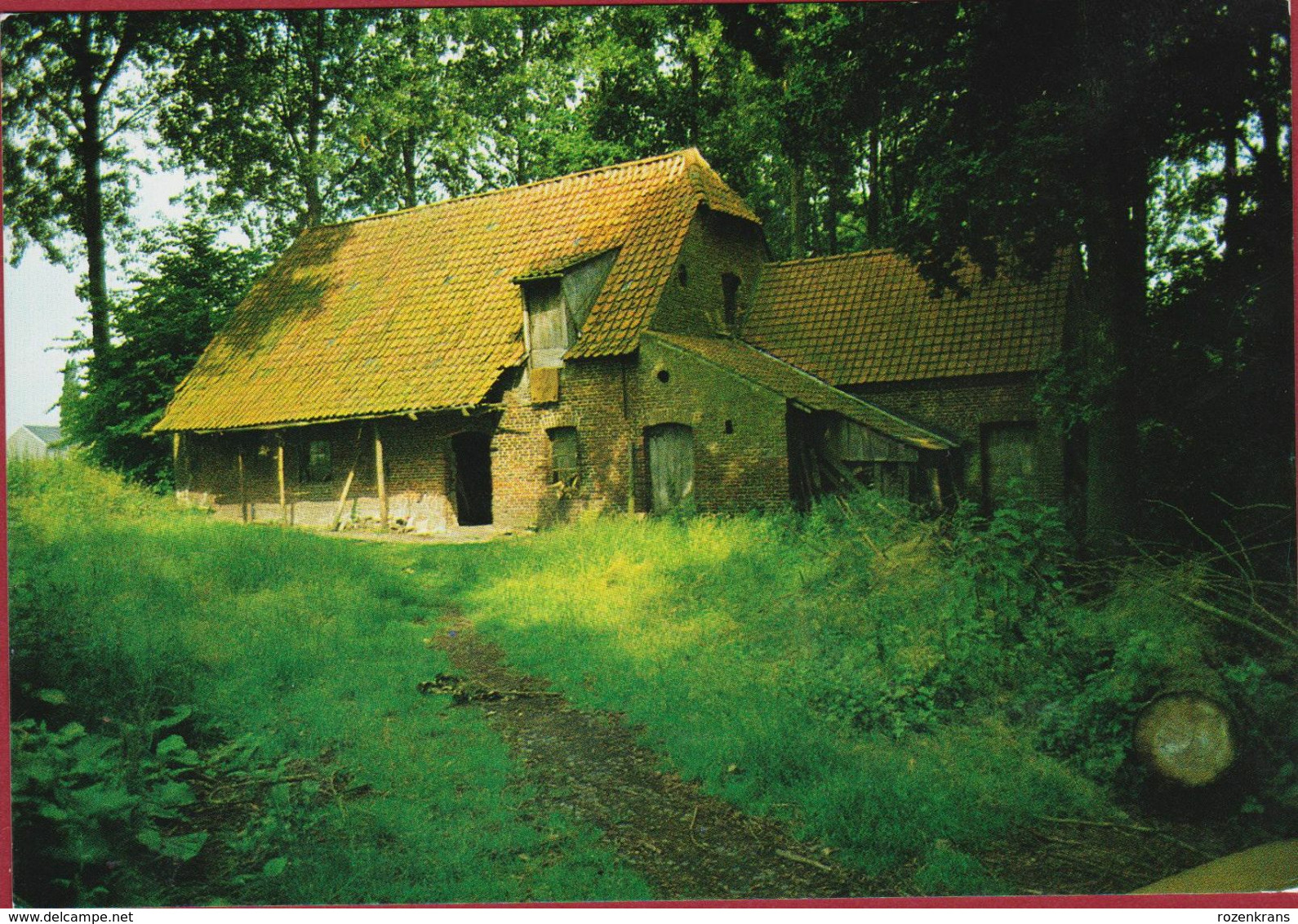 NEDERZWALM-HERMELGEM Zwalm Molen Moulin Van Der Lindensmolen Grote Kaart 1984 - Zwalm