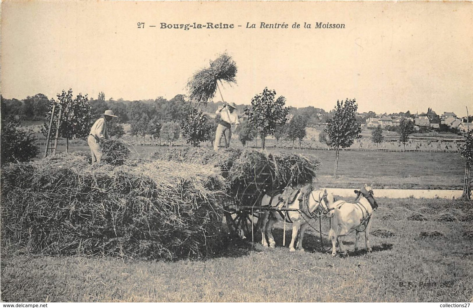 92-BOURG-LA-REINE- LA RENTREE DE LA MOISSON - Bourg La Reine