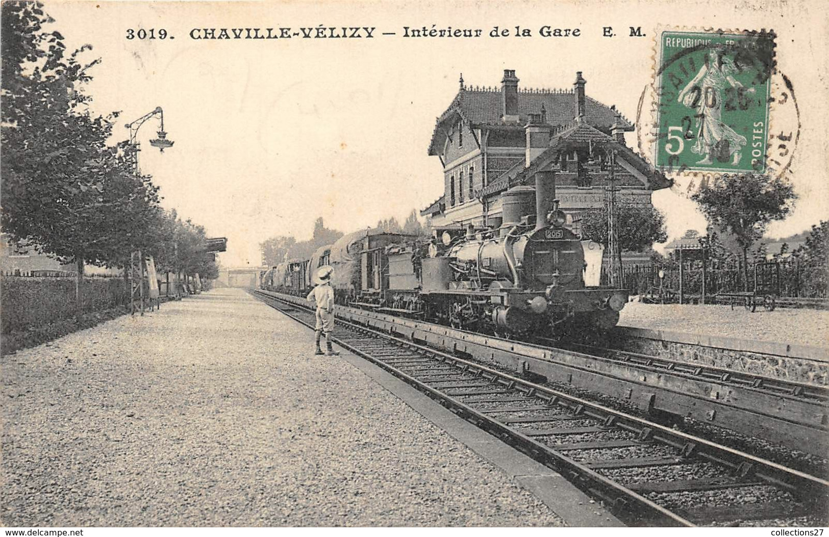92-CHAVILLE-VELIZY- INTERIEUR DE LA GARE - Chaville