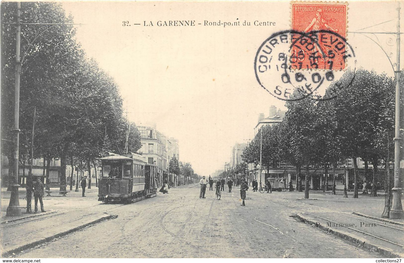 92-LA-GARENNE-ROND-POINT DU CENTRE - La Garenne Colombes