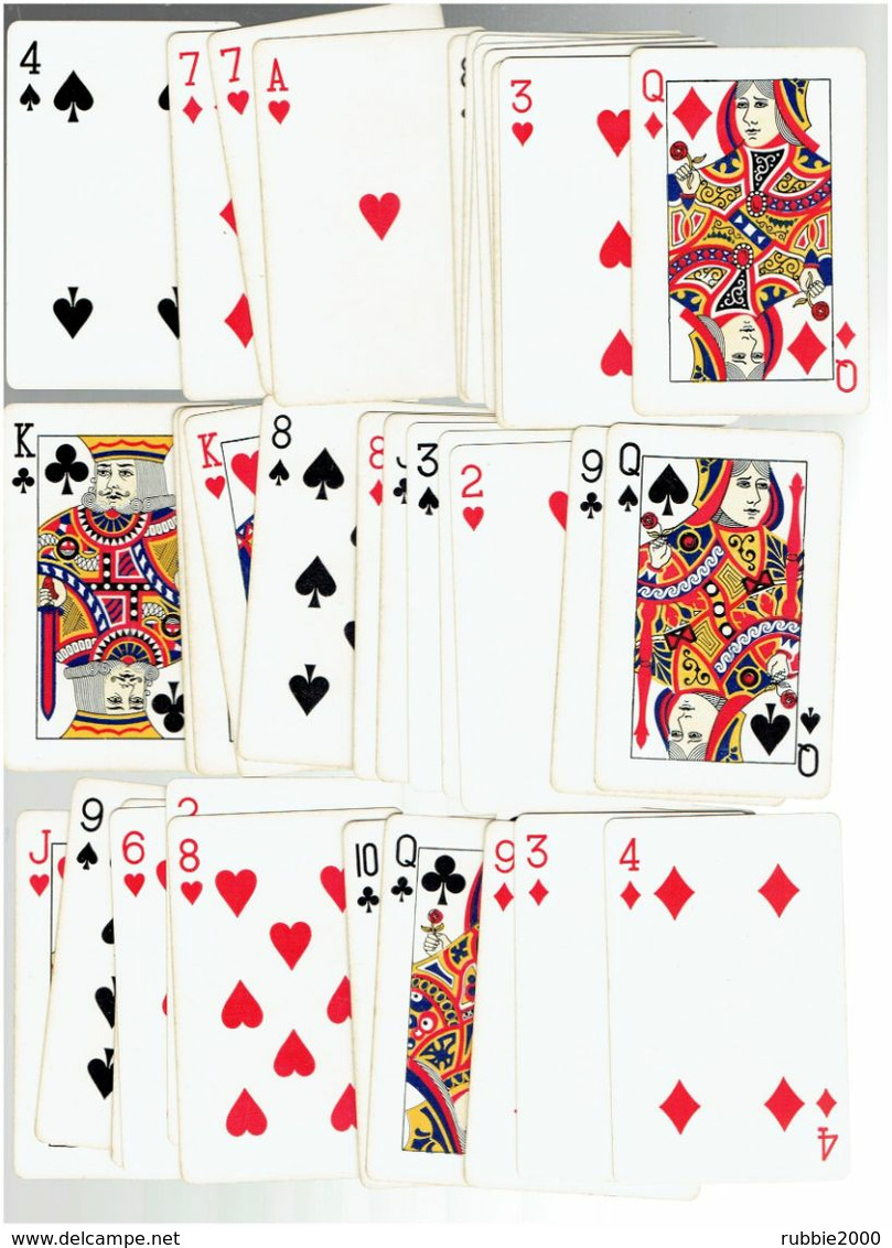 WINSTON CIGARETTES AMERICAINES JEUX DE 54 CARTES A JOUER BY BROWN BIGELOW MINNESOTA USA PLAYING CARDS REDI SLIP FINISH - Articoli Pubblicitari