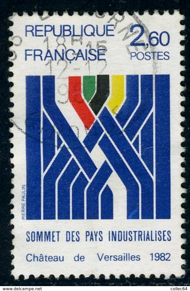 N°2214 - Sommet Des Pays Industrialisés - Used Stamps