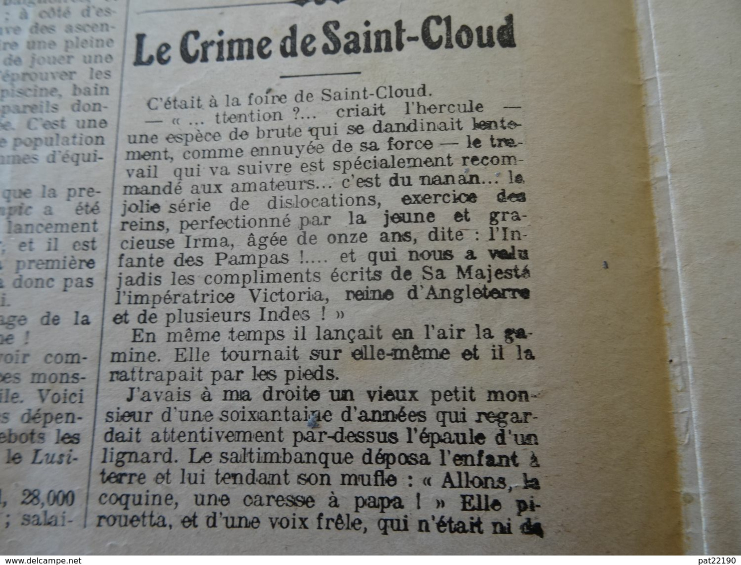 Le Petit Journal 1911 Le Joueur De Biniou F Le Lay  Tué à Carhaix Dans Un Accident. Naufrage Du Tobago.Crime De St Cloud - Le Petit Journal