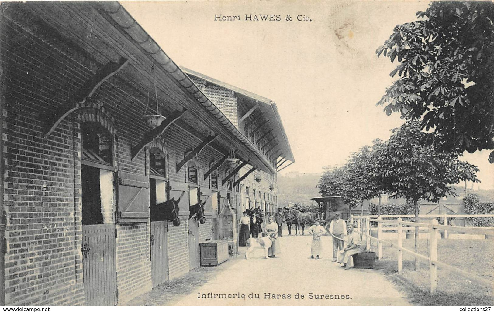 92-SURESNES- HENRI HAWES Et Cie INFIRMERIE DU HARAS DE SURESNES - Suresnes