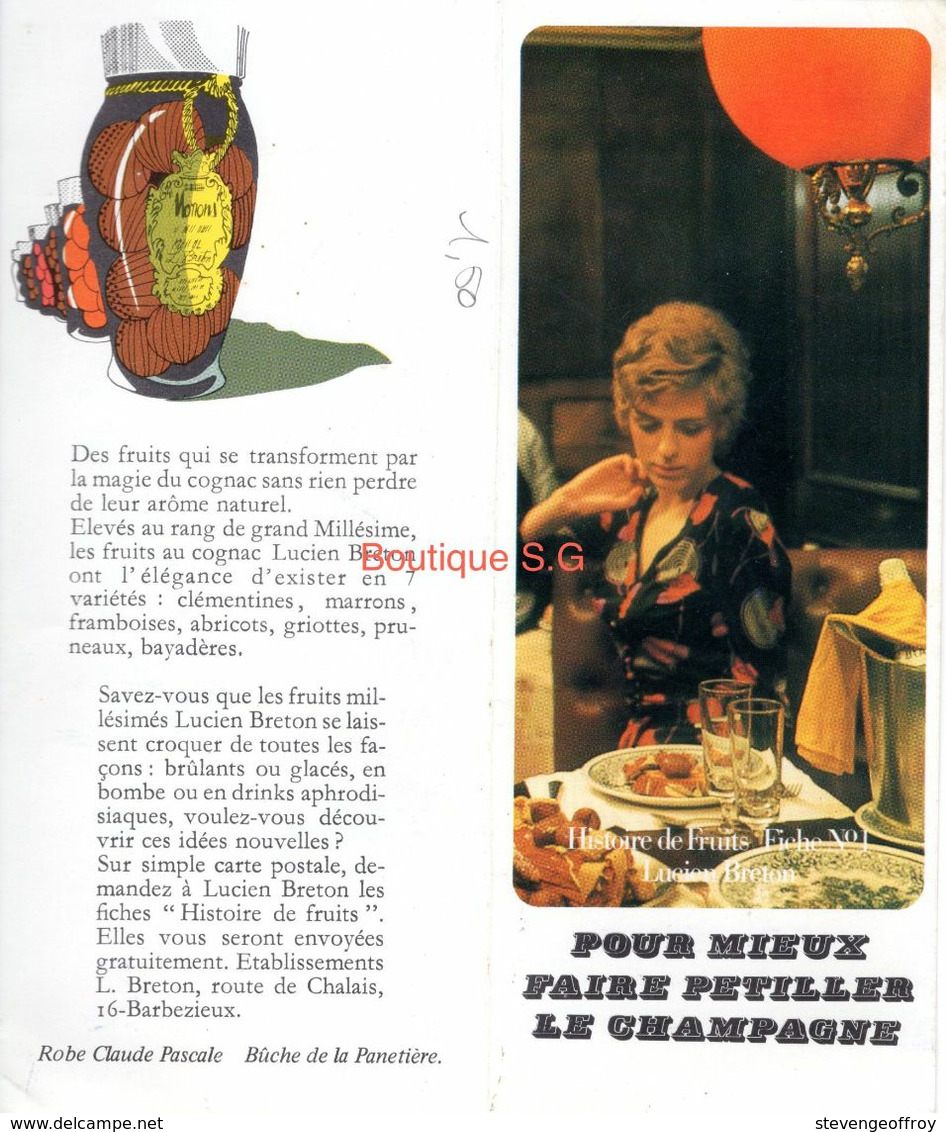 Fiche Recette Histoire De Fruit N 1 Lucien Breton Buches Aux Marrons Show Fruits Bombe Galcée Abricots Comtesse - Recetas De Cocina