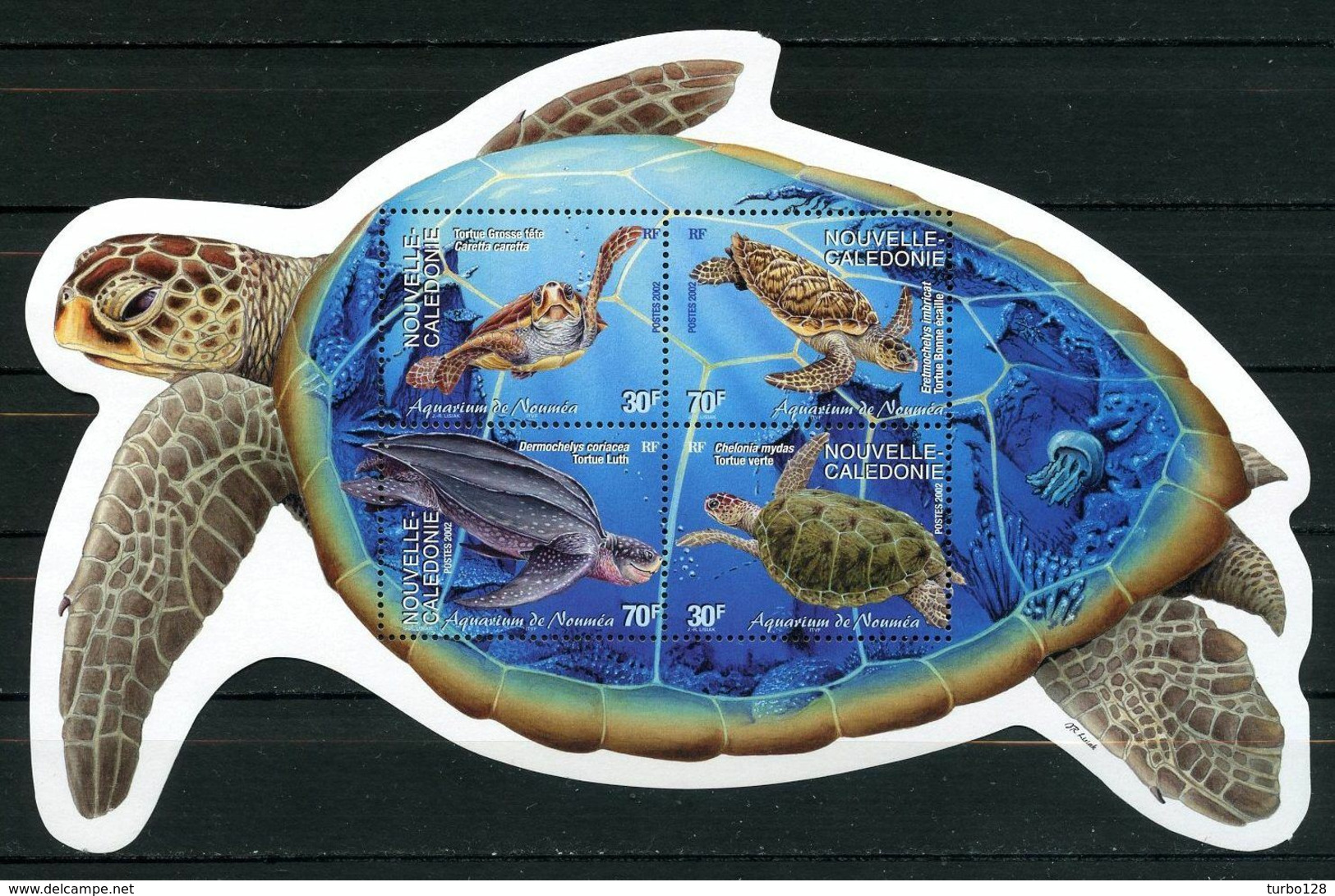 Nlle CALEDONIE 2002  Bloc N° 27 ** Neuf MNH Superbe Faune Tortues Turtles Fauna Animaux - Blocchi & Foglietti