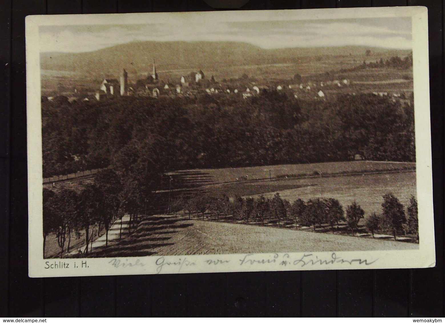 DR: Ansichtskarte Von Schlitz In Hessen Um 1928 Nach Radeberg In Sa. - Vogelsbergkreis