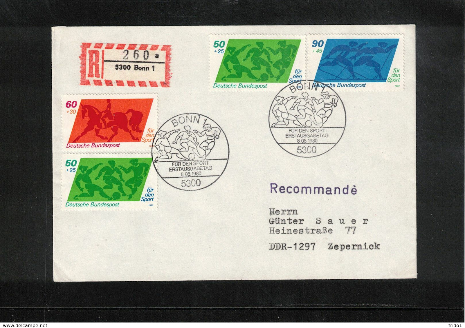 Germany / Deutschland 1980 Football Interesting Letter - Other & Unclassified