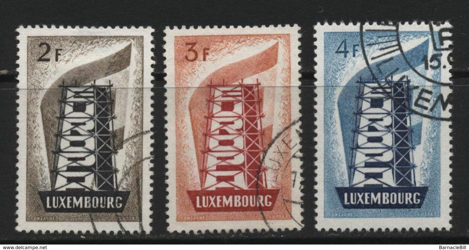 Luxembourg (48) 1956 Europa Set. Used. - Altri & Non Classificati