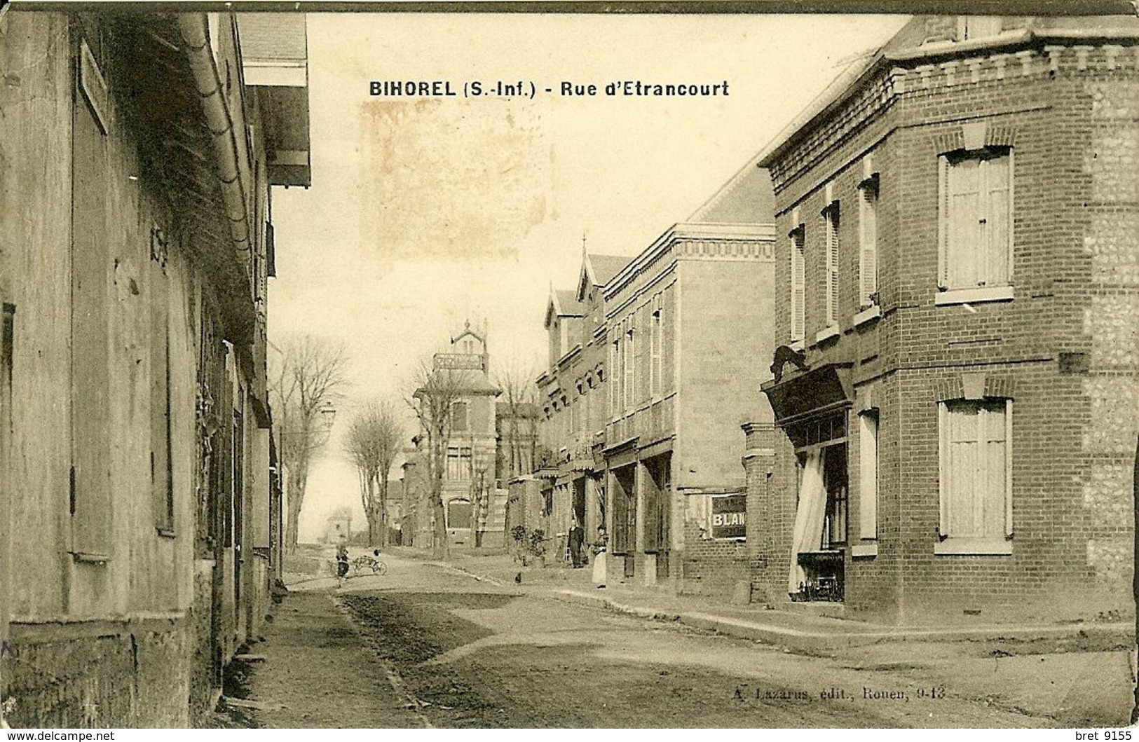 76 BIHOREL RUE D ETANCOURT ET NON D ETRANCOURT COMME INDIQUE SUR LA CARTE A DROITE LA BOUCHERIE TABACS - Bihorel