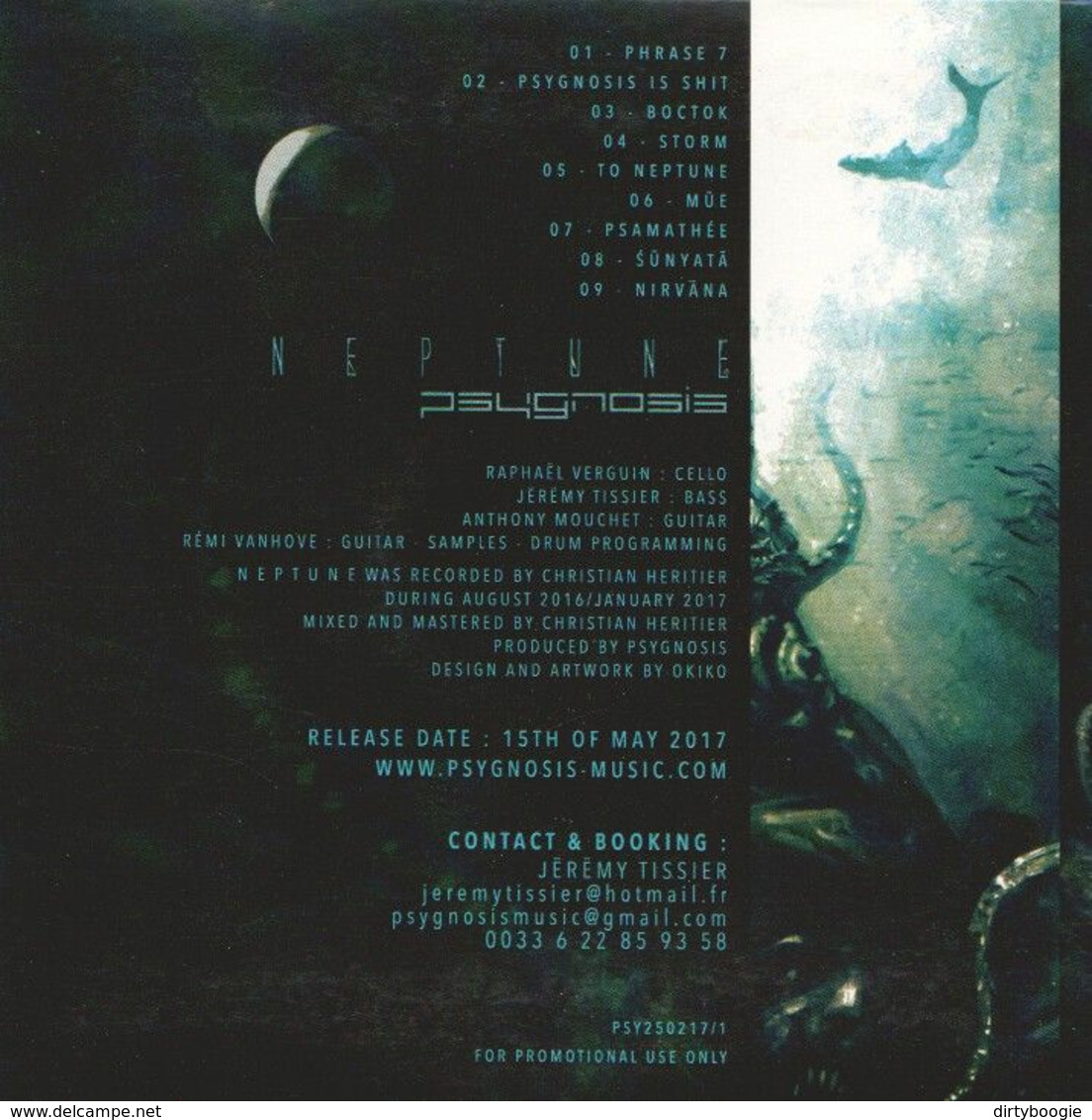 PSYGNOSIS - Neptune - CD - Métal Symphonique - Hard Rock En Metal