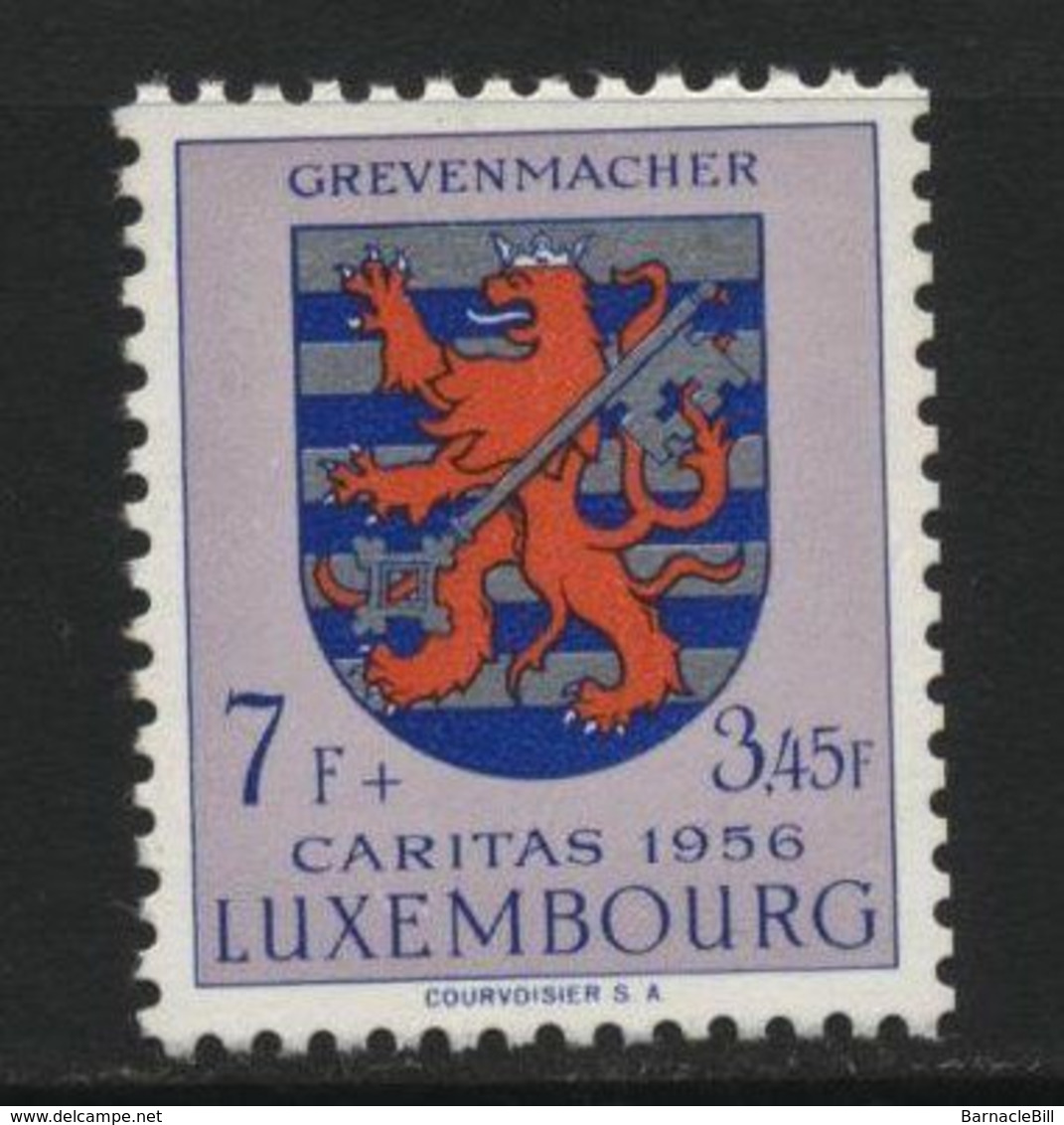 Luxembourg (49) 1956 Charity. Top Value Unused. Hinged. - Other & Unclassified