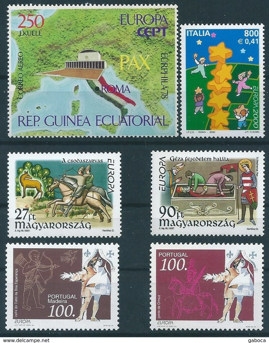 2220 EUROPA CEPT Unification History Mythology Discoveries Geography Map 2xStamp+2xPair MNH Lot#180 - Sammlungen