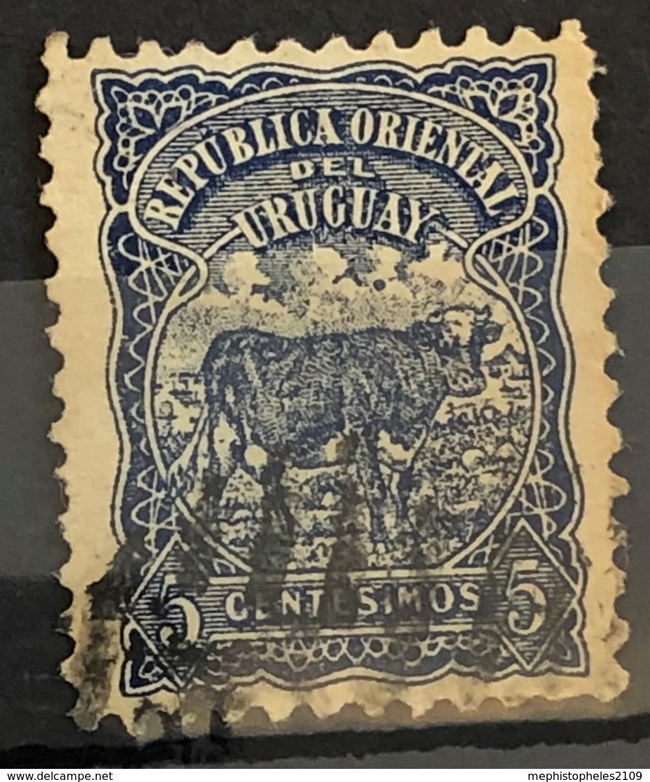 URUGUAY 1906 - Canceled - Sc# 170 - 5c - Uruguay