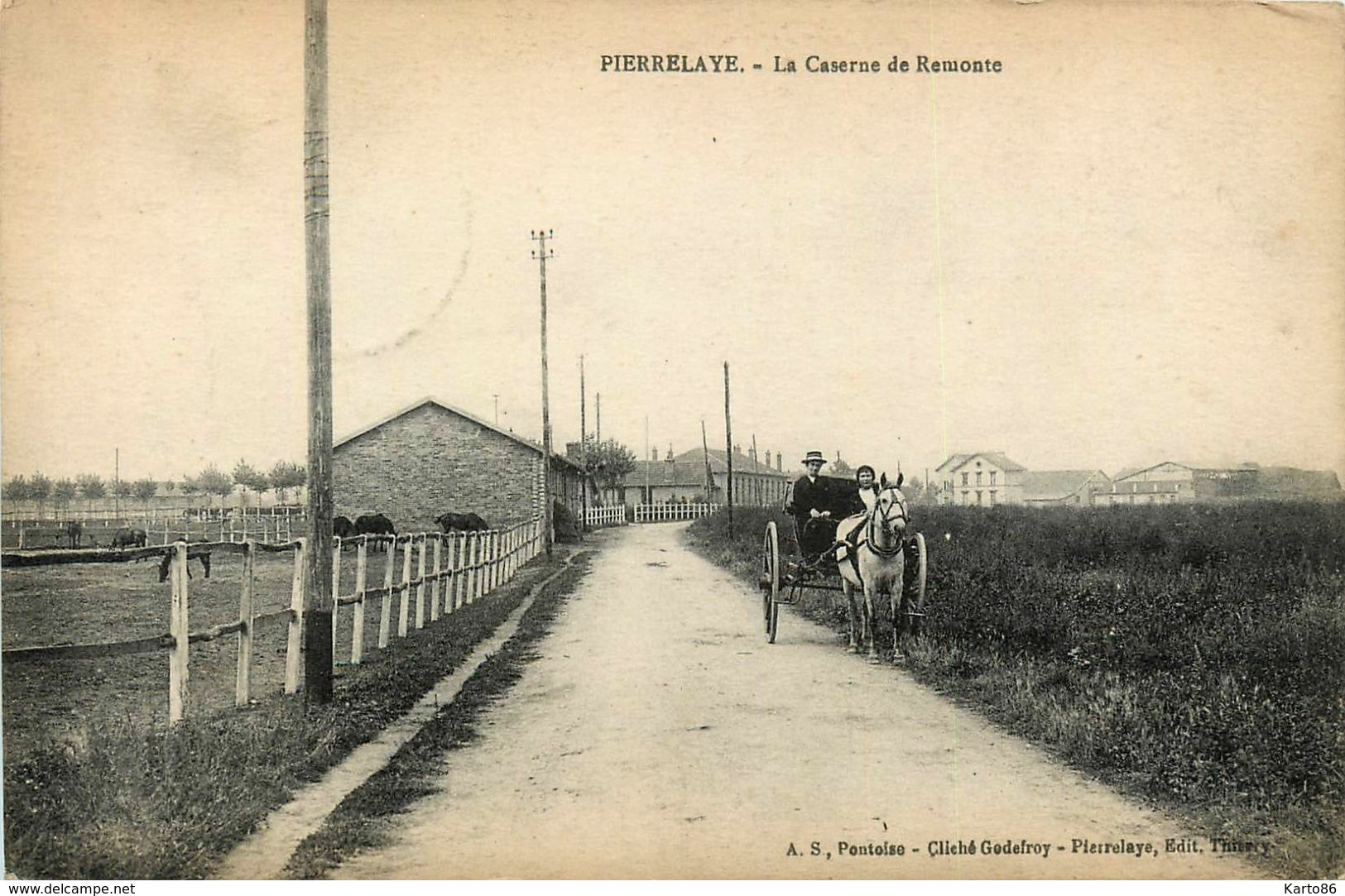 Pierrelaye * La Caserne De Remonte * Route - Pierrelaye