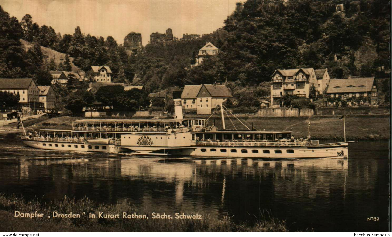 RATHEN - SÄCHSISCHE SCHWEIZ - Kurort - Dampfer "Dresden" - Sebnitz