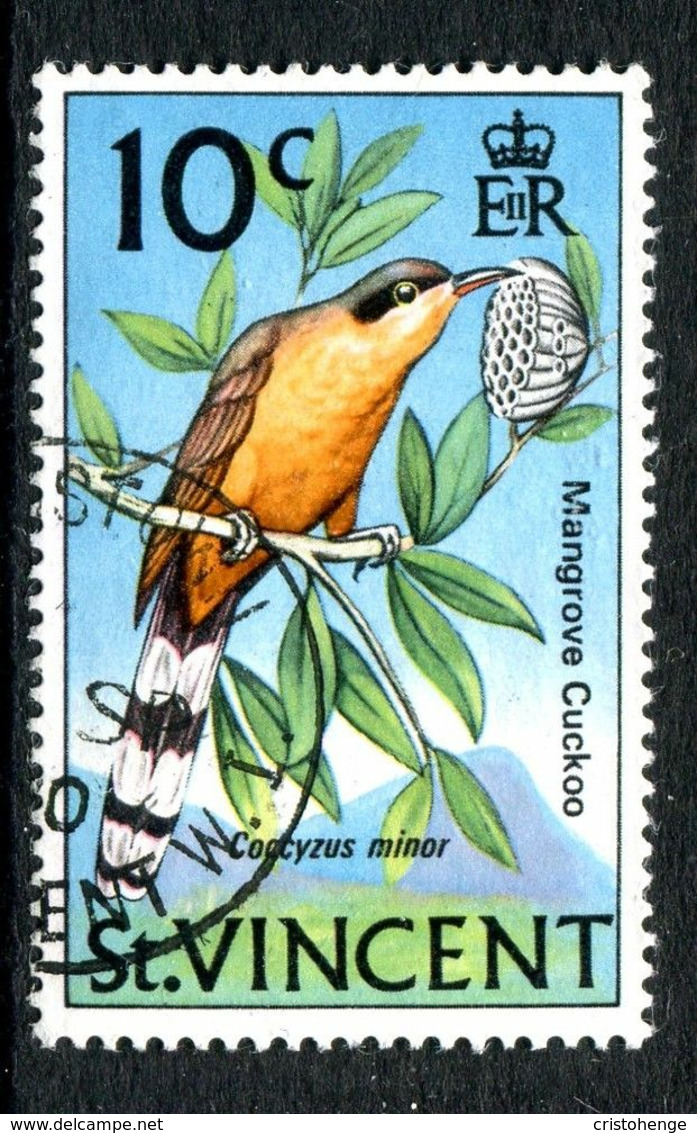 St Vincent 1970-71 Birds - 1st Wmk. - 10c Cuckoo Used (SG 293) - St.Vincent (...-1979)