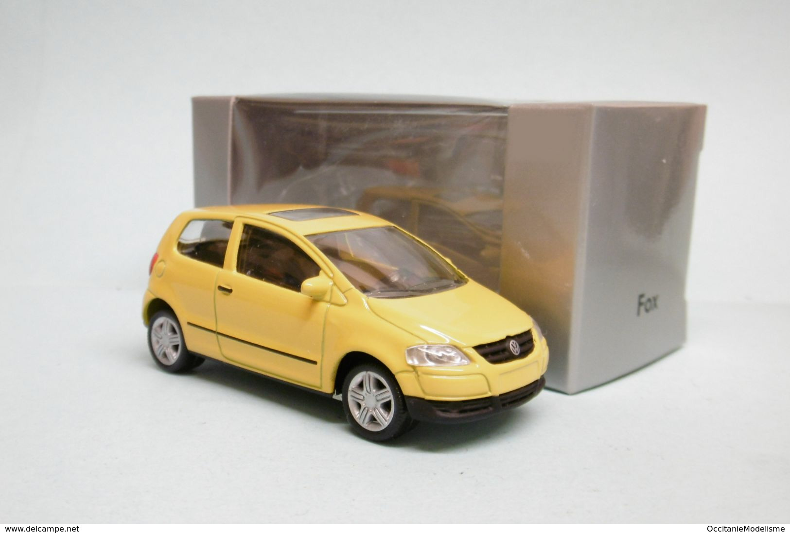 Norev - VOLKSWAGEN FOX Jaune Neuf NBO 3 Inches 1/64 - Norev