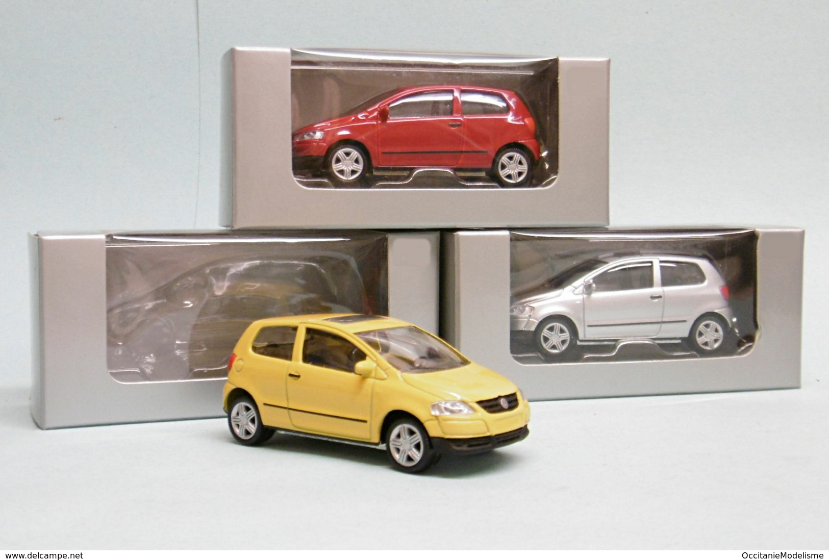 Norev - VOLKSWAGEN FOX Jaune Neuf NBO 3 Inches 1/64 - Norev