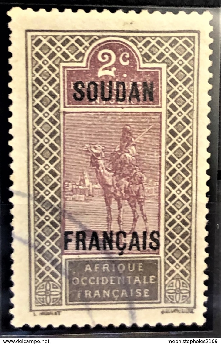 SOUDAN FRANCAIS 1921 - Canceled - YT 21 - 2c - Ongebruikt