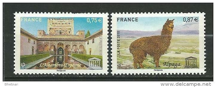 FR Service YT 148 & 149 " UNESCO " 2010 Neuf** - Mint/Hinged