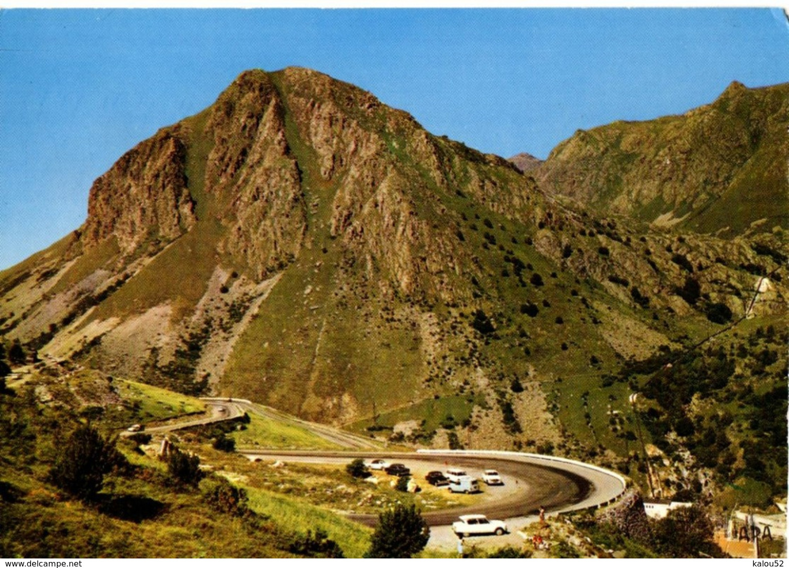 AX LES THERMES //     LES LACETS DE LA ROUTE NATIONNALE VERS L ANDORRE - Ax Les Thermes