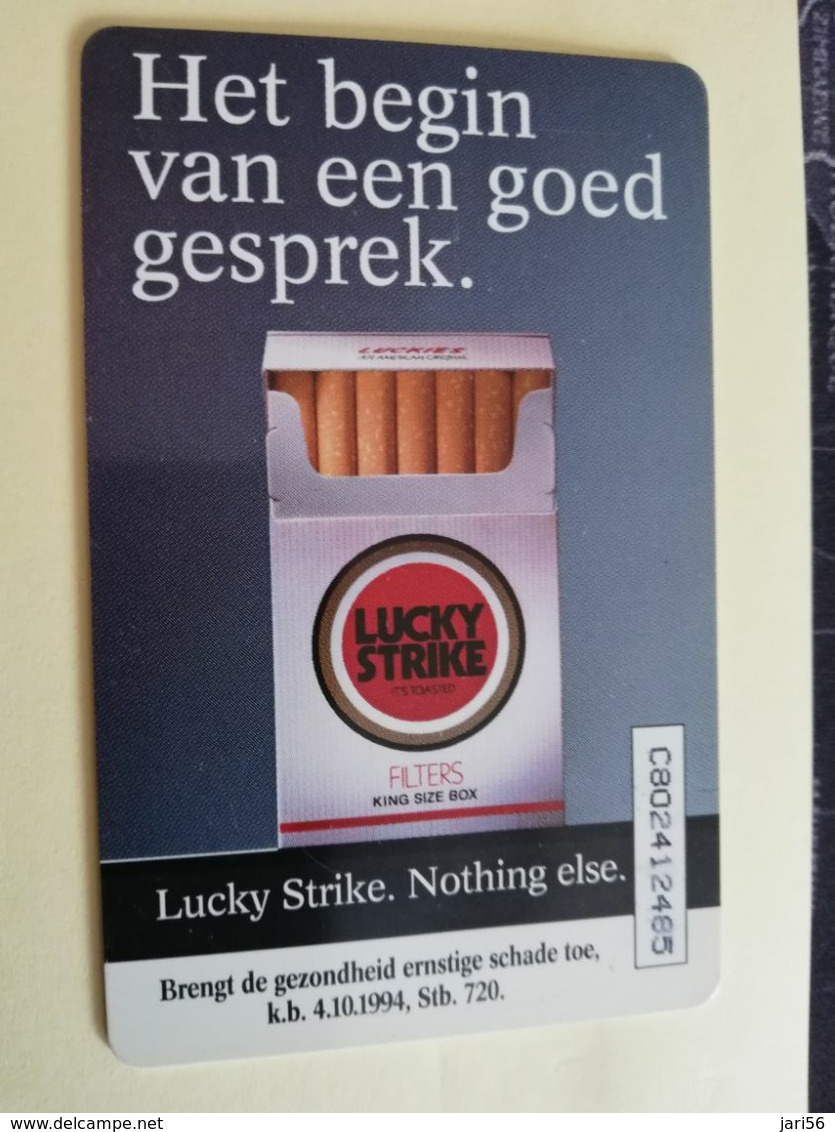 NETHERLANDS  ADVERTISING CHIPCARD HFL 2,50 CRD 106 LUCKY STRIKE     Fine Used   ** 3167** - Privées