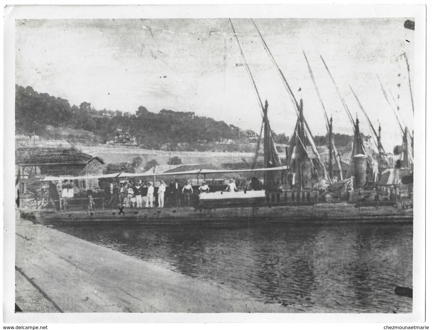 TORPILLEUR 289 BONE ALGERIE OCTOBRE 1913 - PHOTO - Barcos