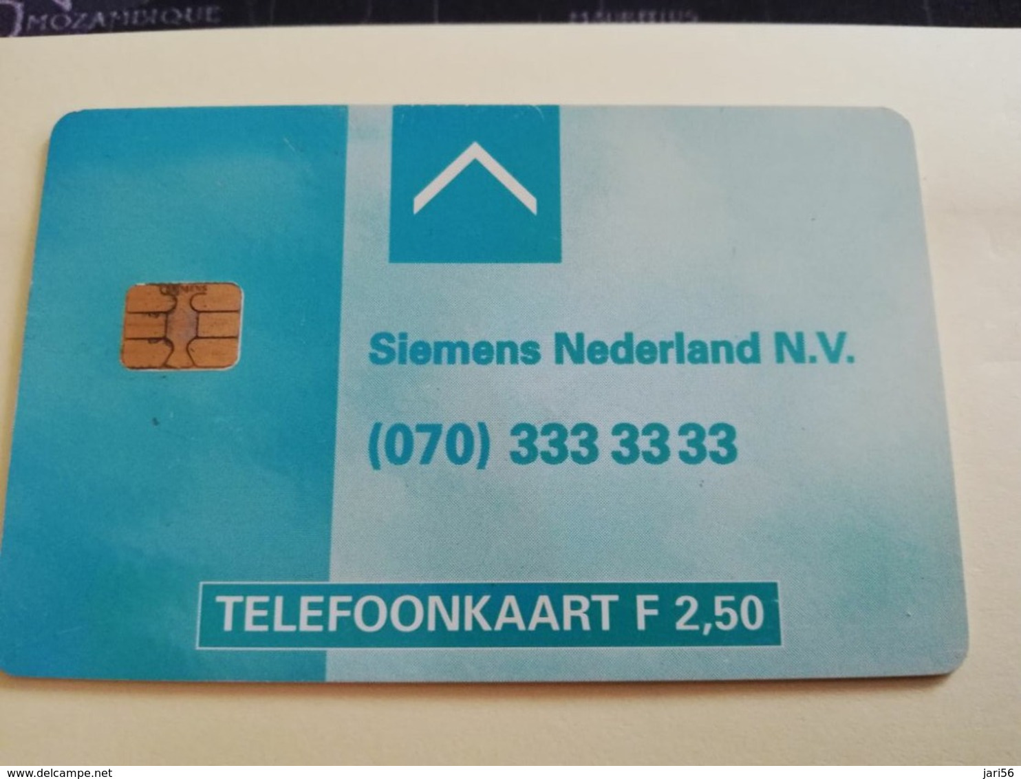 NETHERLANDS  ADVERTISING CHIPCARD HFL 2,50 CRD 224.02  SIEMENS      Fine Used   ** 3173 ** - Private