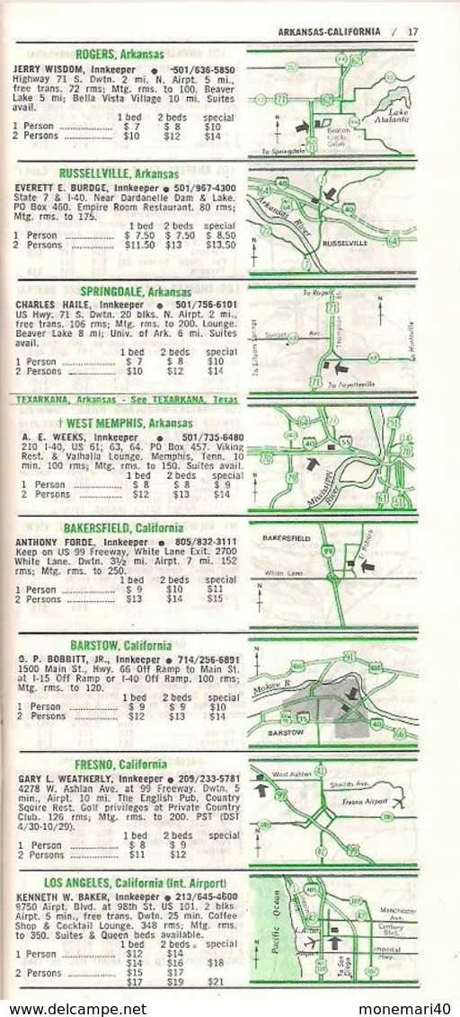 DIRECTORY - HOLIDAY INN OF AMERICA, INC. (Your Host From Coast To Coast) - 1966 - Other & Unclassified