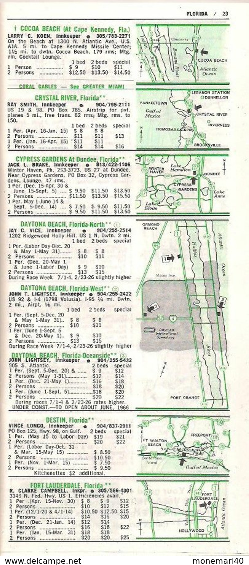 DIRECTORY - HOLIDAY INN OF AMERICA, INC. (Your host from coast to coast) - 1966