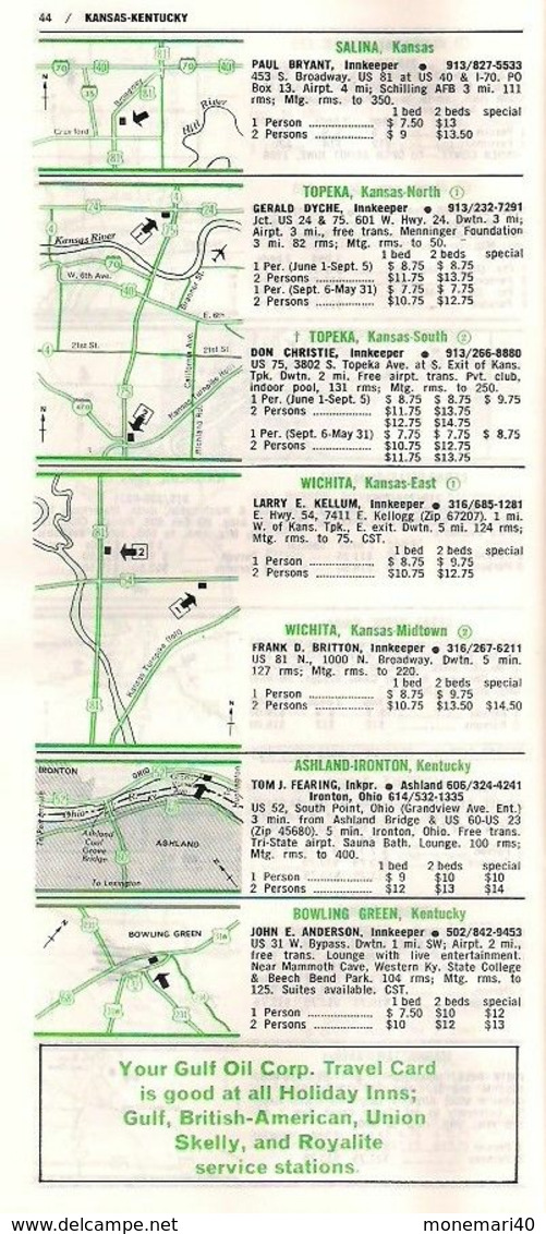 DIRECTORY - HOLIDAY INN OF AMERICA, INC. (Your host from coast to coast) - 1966