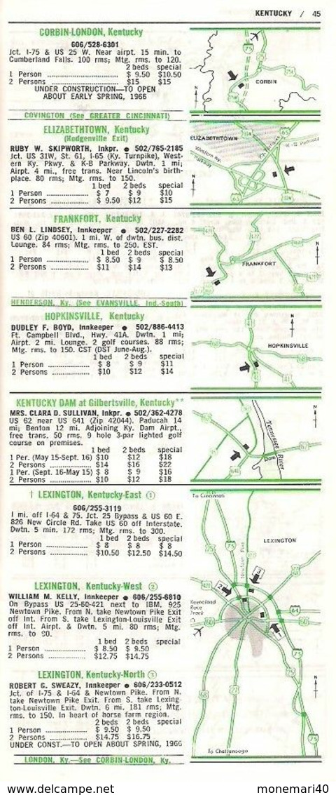 DIRECTORY - HOLIDAY INN OF AMERICA, INC. (Your host from coast to coast) - 1966