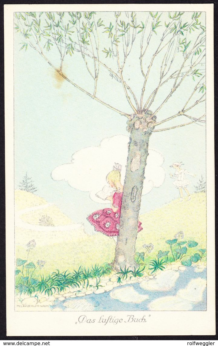 Um 1910 Ungelaufene AK "Das Lustige Buch" Nr. BKW I 421-4. Ein Fleck - Koehler, Mela