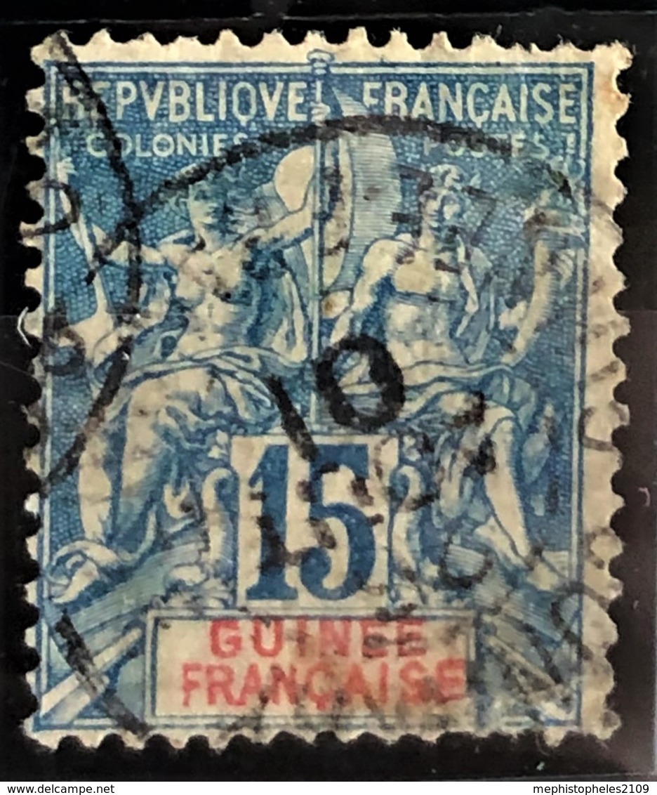 GUINÉE FRANCAISE 1892 - Canceled - YT 6 - 15c - Gebruikt