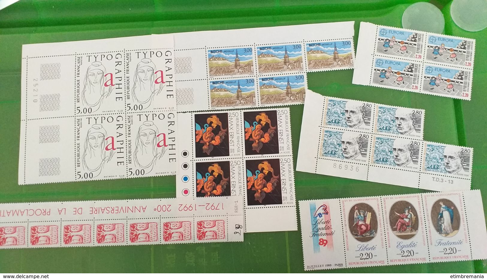 LOT N° E 547  FRANCE Neufs Xx Un Lot De Timbres Moderne Pour Le Courrier Ou La Collection Faciale 586 Fr Soit 89 € - Collezioni (in Album)