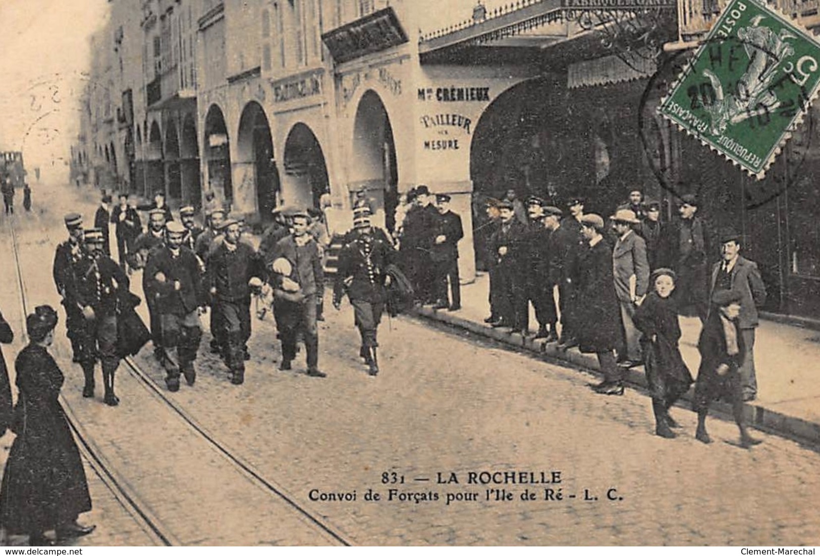 LA ROCHELLE : Convoi De Forcatspour L'ile De Ré - Tres Bon Etat - La Rochelle