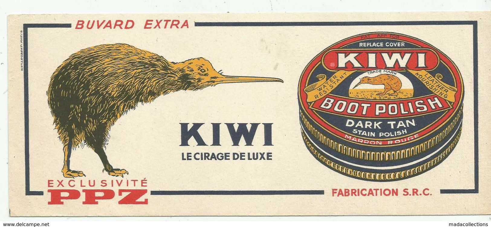 Buvards  KIWI Le Cirage De Luxe - Produits Ménagers