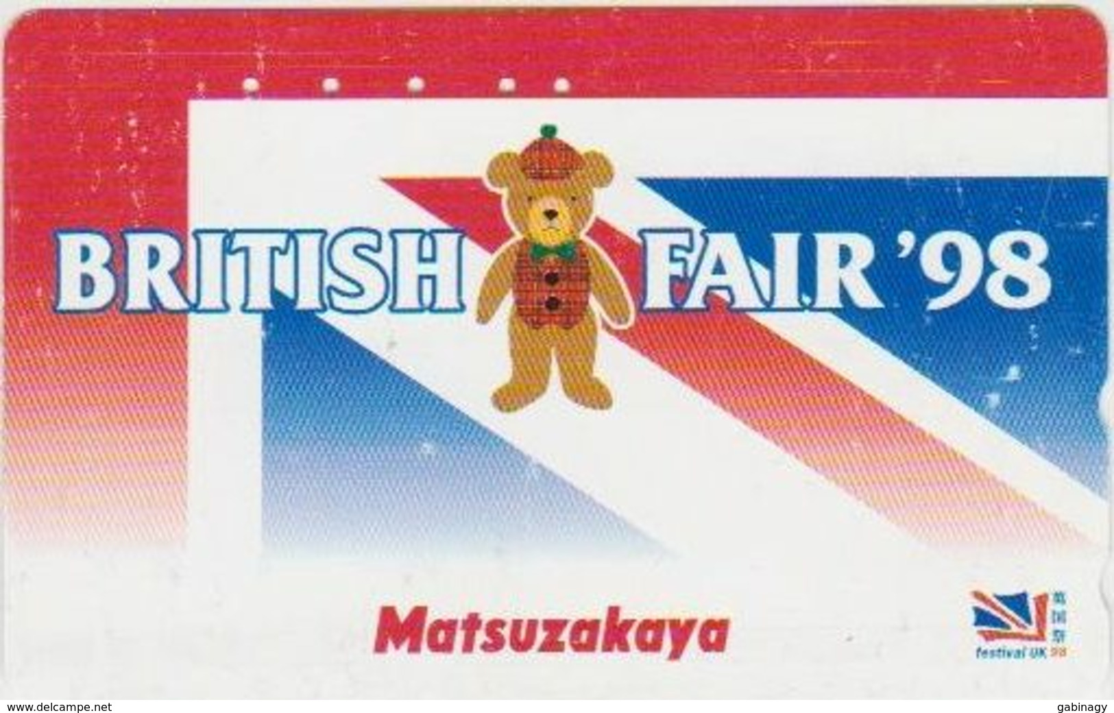 TEDDY BEAR - JAPAN 039 - BRITISH FAIR '98 - 110-016 - Jeux