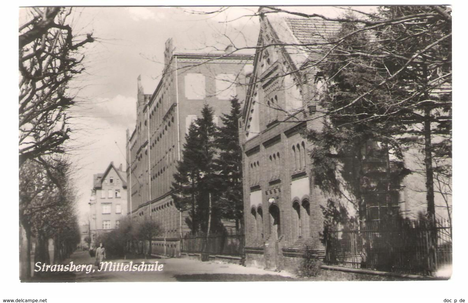 Germany - Strausberg / Mark - Mittelschule - Schule - Alte Ansicht - Strausberg