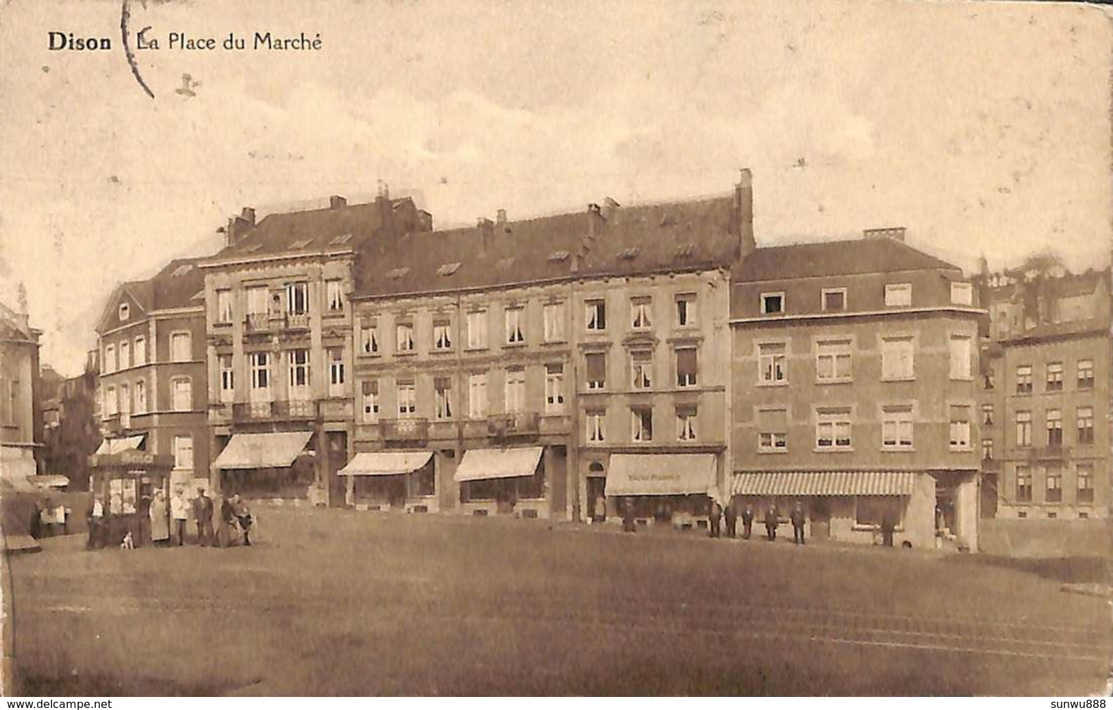 Dison - La Place Du Marché (animée, Bazar Disonais, Petit Métiers, Edit. E Winandy) - Dison